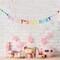 Happy Birthday Banner,Pre-Strung Colorful Cardboard Birthday Banner with Colorful Dot Decoration Garland, Rainbow Theme Party Supplies